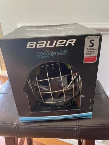 Red New Small Bauer IMS 9.0 Helmet