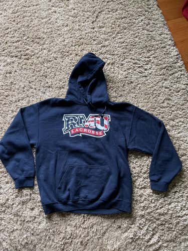 Robert Morris University Blue Adult Large Hooded Sweatshirt