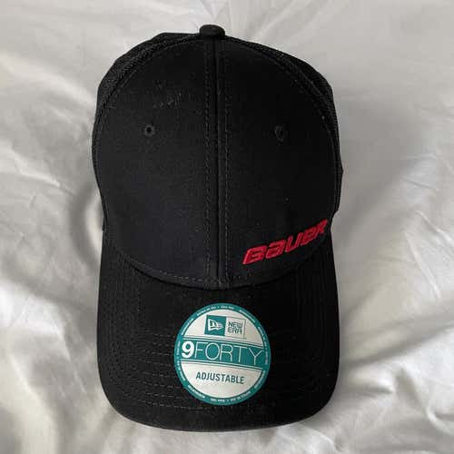Black bauer hat