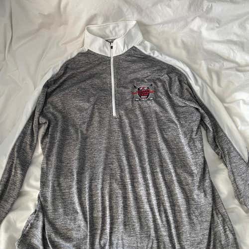 Gray Adult XL 1/4 Zip
