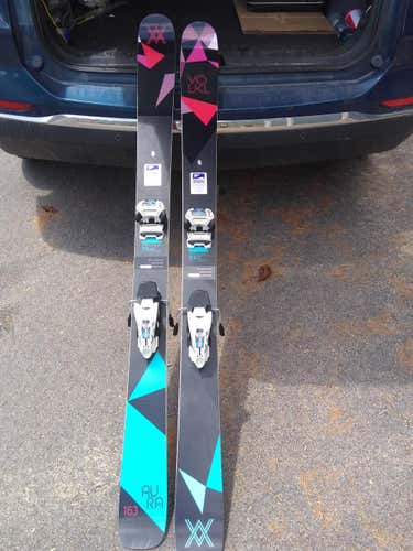 Used Volkl Aura Skis w. Marker Griffon Bindings