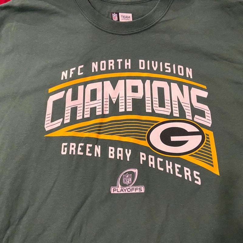 Green Bay Packers Green 2019 NFC North Division Champs Locker Room T-Shirt