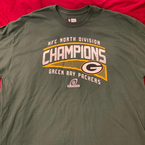 Men's Fanatics Green Bay Packers NFL Playoffs NFC North Division Champions  Tee