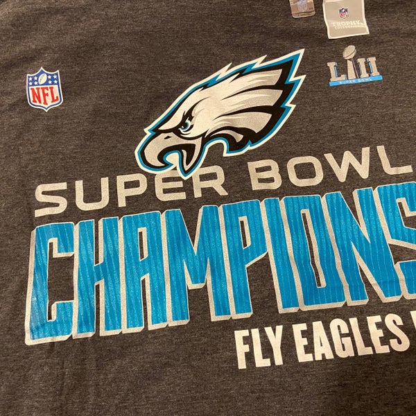 2018 Super Bowl Champions Philadelphia Eagles Men's Gray Large T-Shirt