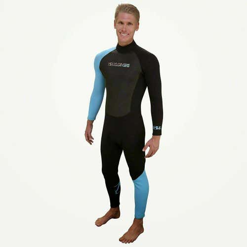 NEW US Divers Mens Full Wetsuit Size Large 3/2