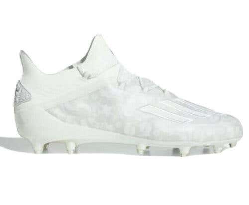 new mens 8.5 Adidas Adizero Reign Football Cleats Young King White FU6705