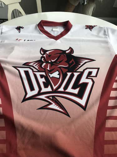 Hockey Jersey - Men's (New) Adult XL Game Jersey LAGA brand - Devil Logo  /