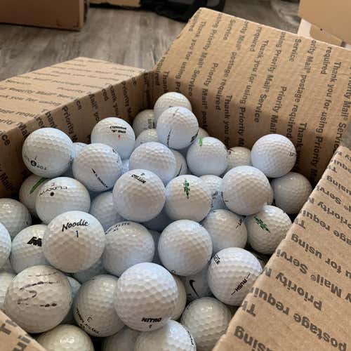 100 Used Assorted Golf Balls
