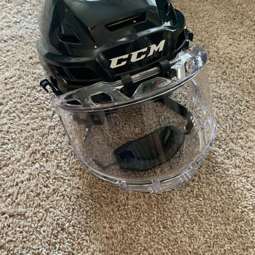 Black Used Medium CCM Tacks 310 Helmet