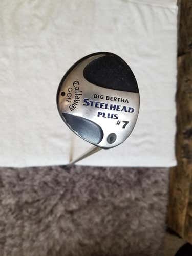 Used Men's Callaway Right Handed Big Bertha Steelhead Plus Fairway Wood Regular Flex 7 Wood