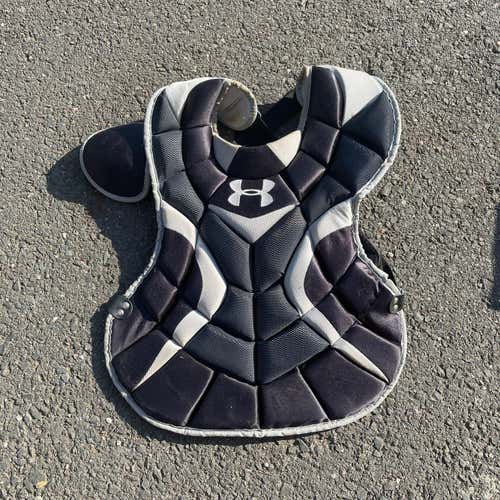 Black Youth Under Armour Catcher's Chest Protector