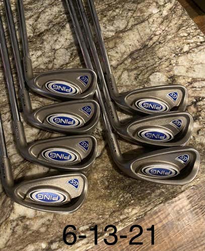 Used Like New Right Handed Stiff Flex Steel Shaft G5 Iron Set