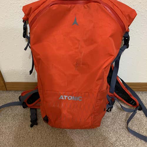 Orange Used Atomic Backland 30L Ski Backpack