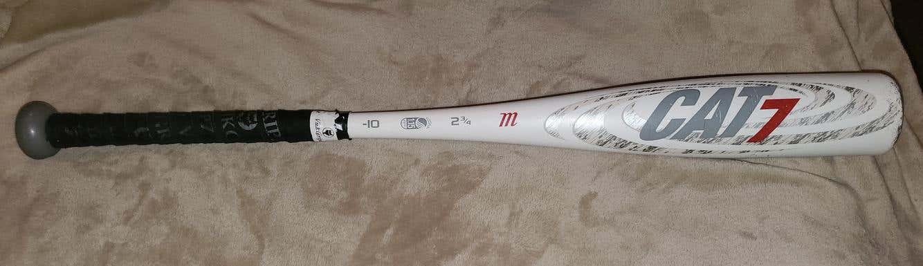 Used USSSA Certified Marucci Alloy CAT 7 Bat (-10) 18 oz 28"