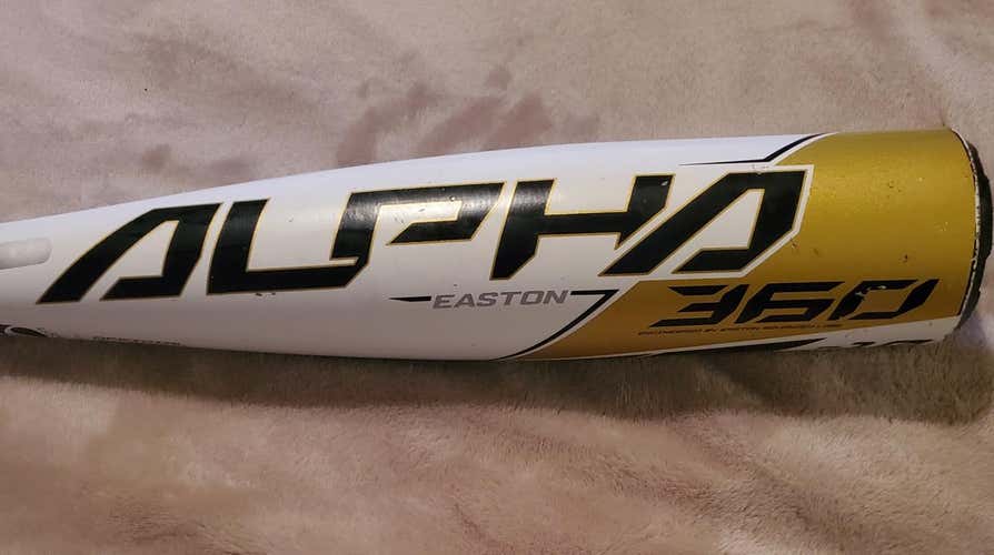 Used Kid Pitch (9YO-13YO) USSSA Certified 2020 Easton Alloy Alpha 360 Bat (-10) 17 oz 27"