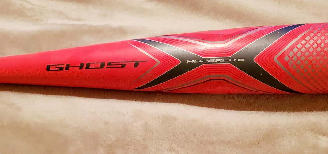 Used Kid Pitch (9YO-13YO) USSSA Certified 2019 Easton Ghost X Hyperlite Bat (-12) 15 oz 27"