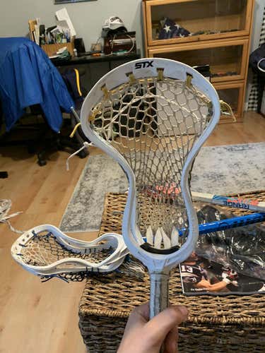 White Used FOGO Strung Duel 2 Head