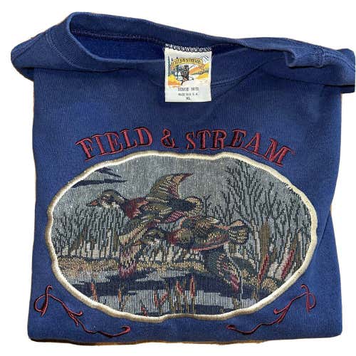 Vintage Duck Hunting Field & Stream Outdoors Men’s Size XL Crewneck Sweatshirt
