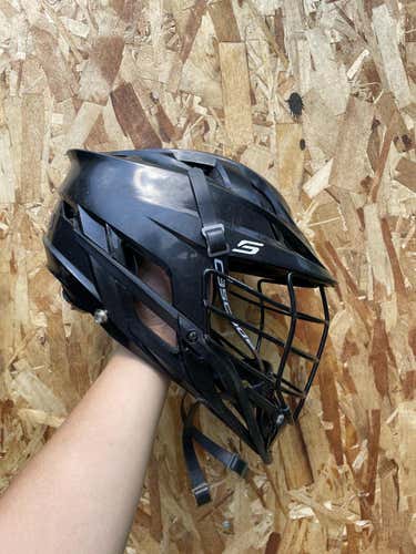 Black Adult Player's Cascade S Helmet