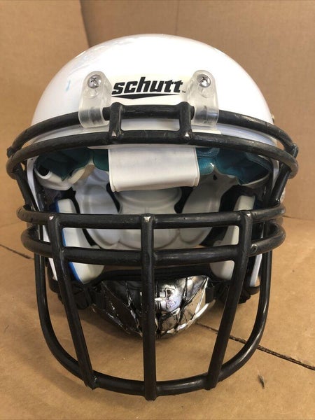 USED DNA PRO PLUS ADULT FOOTBALL HELMET - MEDIUM - METALLIC WHITE