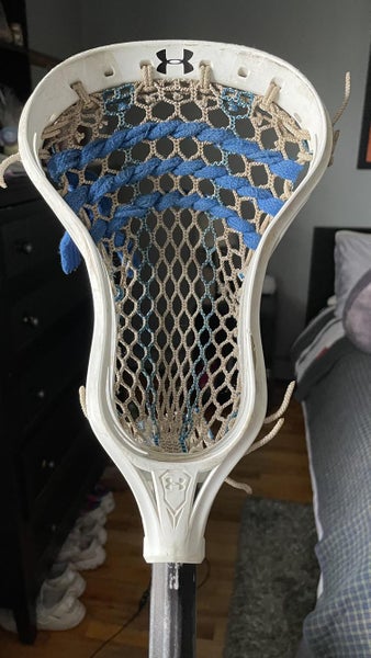 White Used Attack & Midfield Under Armour Command Head