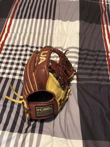 Red High School/College Infield 11.5" Genuine Pro Baseball Glove