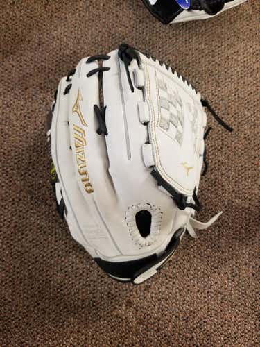 White New Mizuno Right Hand Throw MVP Prime Softball Glove 12.5"