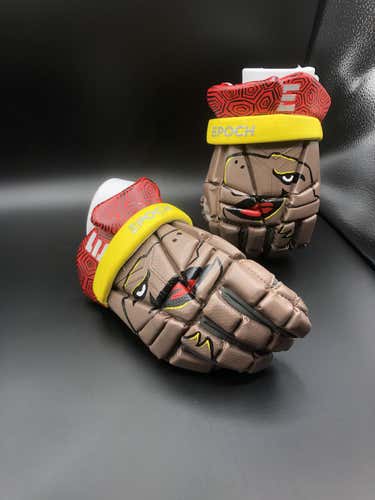 New Hand Painted CUSTOM MARYLAND TERRAPINS Epoch Integra Lacrosse Gloves 13"
