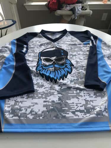 Hockey Jersey - (New)- Camo Skeleton Adult Unisex Team Jersey - XL - SKU #190