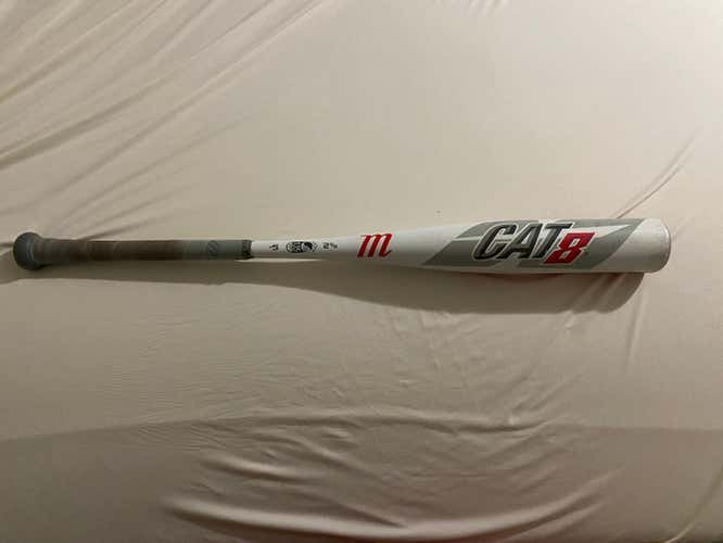 USSSA Certified 2019 Marucci CAT 8 Bat (-5) 26 oz 31" Used Kid Pitch (9YO-13YO)  Alloy
