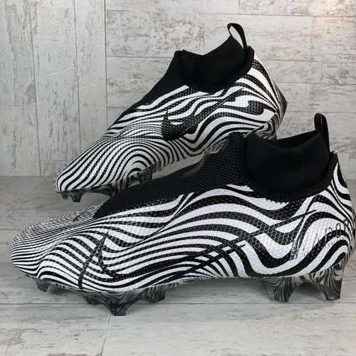 Nike Vapor Edge Pro 360 Football Cleats Zebra