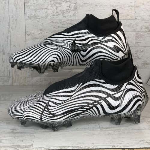 Nike Vapor Edge Pro 360 Football Cleats Zebra