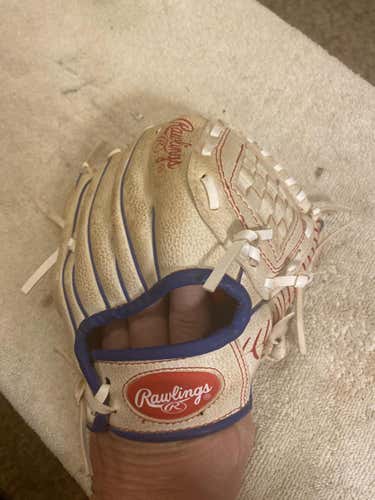 Rawlings White Right Hand Throw 9" PL90SSG Baseball Glove