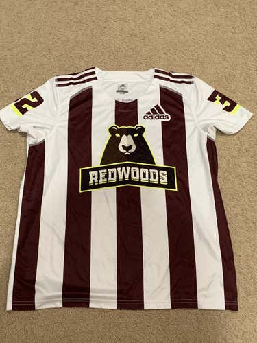 XL Adidas PLL Redwoods Greg Gurenlian Lacrosse Jersey