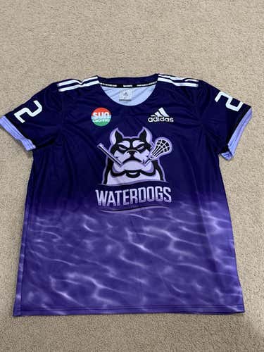 XL Adidas PLL Waterdogs Ryan Drenner Lacrosse Jersey