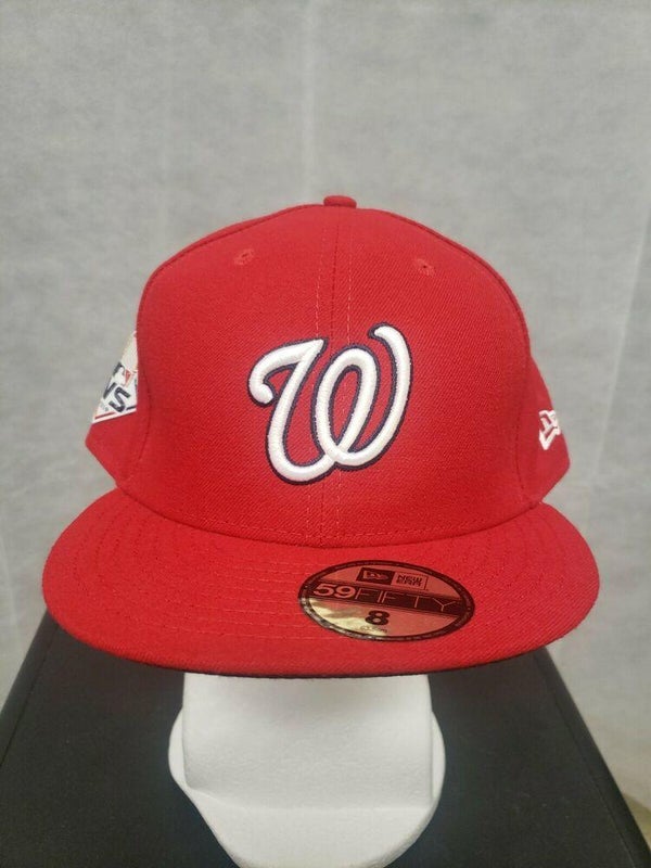 Washington Nationals Sidepatch 2019 World Series 59FIFTY Fitted Hat - Black/ White Blk/Wht / 7 3/4