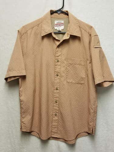 Vintage Eddie Bauer Sports Shop Size M Poly/Nylon Short Sleeve Guide Shirt