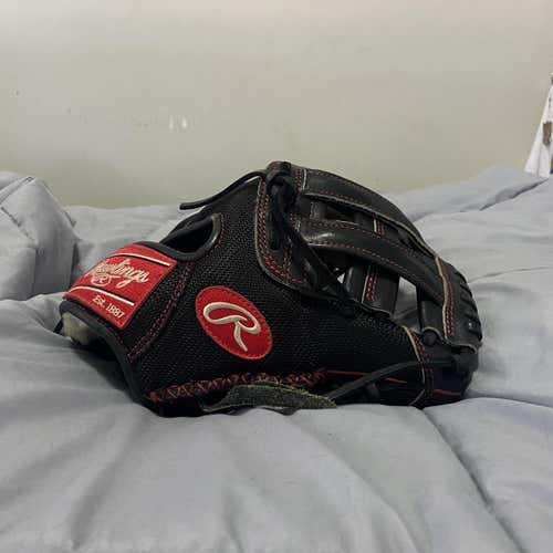 Black High School/College Infield Pro Preferred 11.75" Baseball Glove