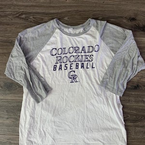 Colorado Rockies 3/4 T Shirt - Men’s Size XL
