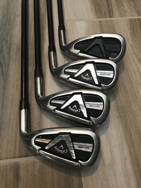 Used Men's Callaway Edge Iron Set 7-PW RH Regular Flex Graphite Shaft