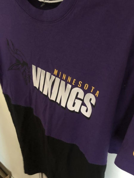 Nike Minnesota Vikings Unisex T-Shirt Medium Purple Dri-Fit Long