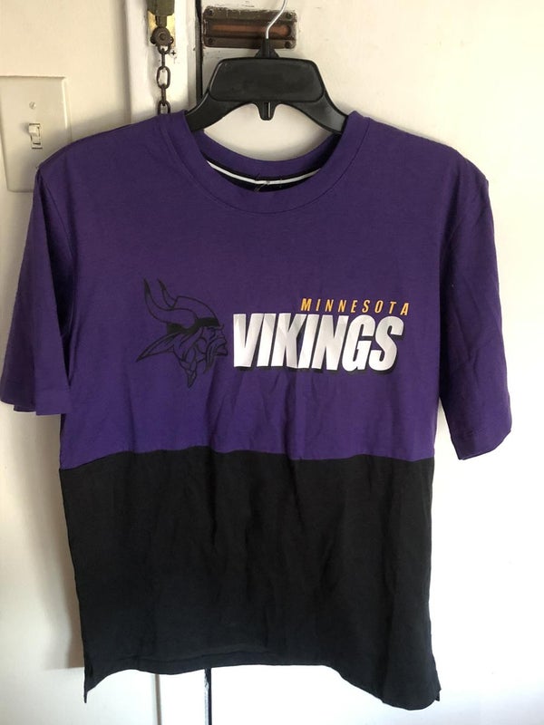 Vintage Minnesota Vikings Art T-Shirt by Row One Brand - Pixels Merch