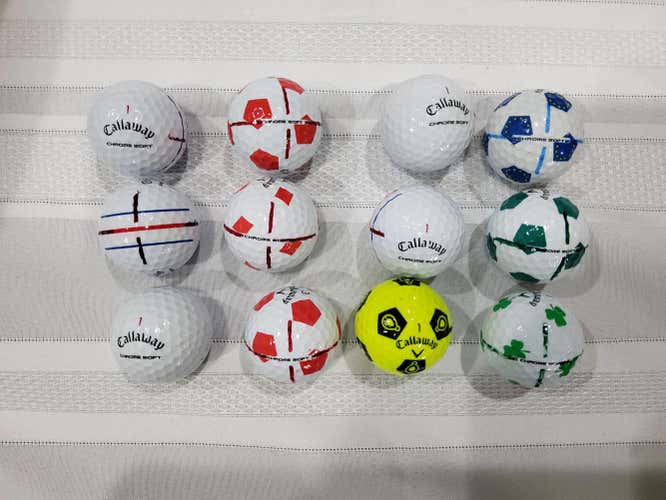 12 Mixed Used Callaway Balls 12