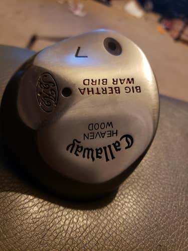 Used Men's Callaway Left Hand Big Bertha War Bird Fairway Wood Regular Flex 7 Wood