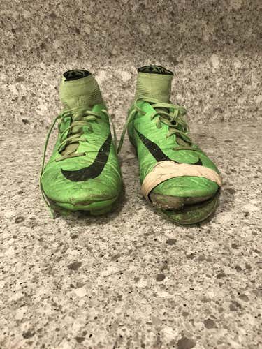 Green Unisex Turf Cleats Nike Hypervenoms Cleats