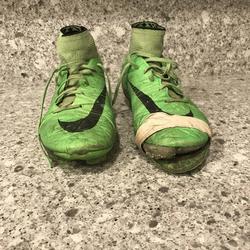 Green Unisex Turf Cleats Nike Hypervenoms Cleats