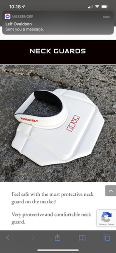 Kova neck guard and puck bag