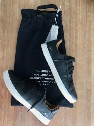 TrueLinks Golf TL-01 Black Mens Size 10 Golf Shoes