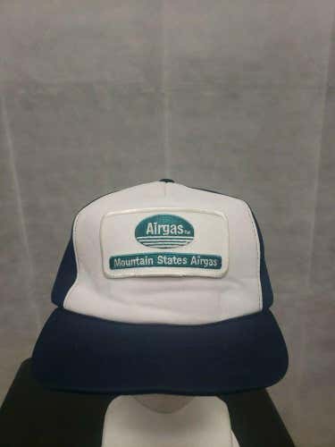 Vintage Airgas Moutntian States All Foam Snapback Patch Hat