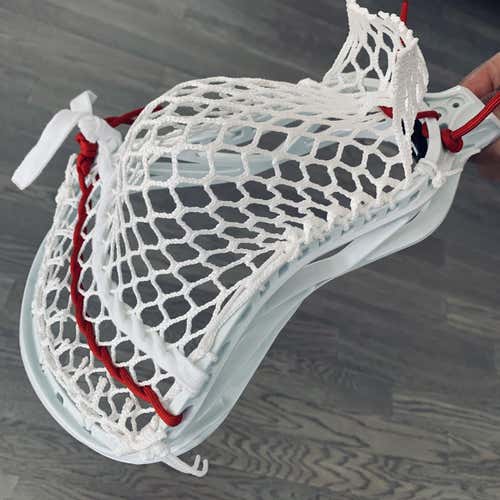NEW STX Hammer Omega w/ Shogun Mesh - White Defense Lacrosse Head